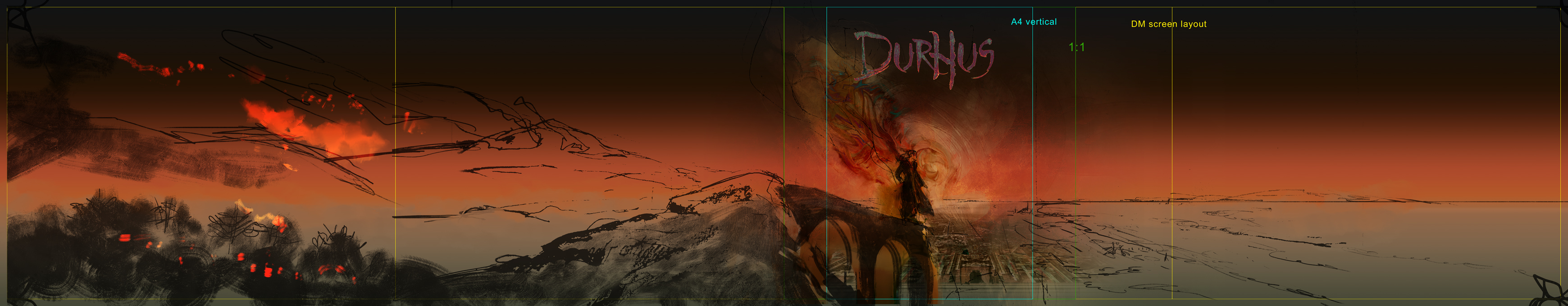 The Devastation DM screen draft