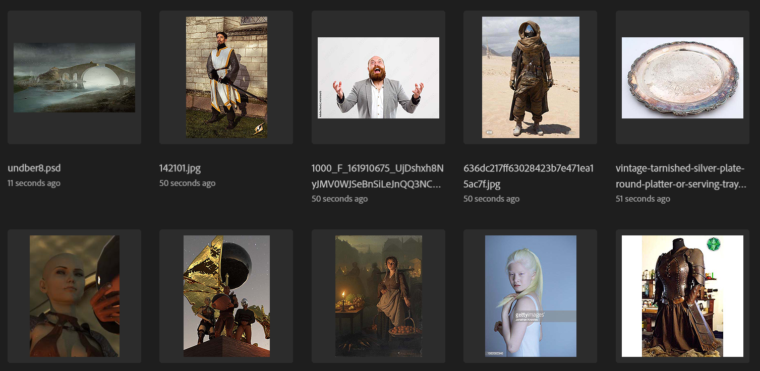 references, 3D setup